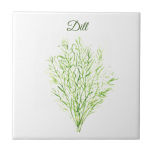 Dill Herb Greenery Kitchen Culinary Green Plant  Tile