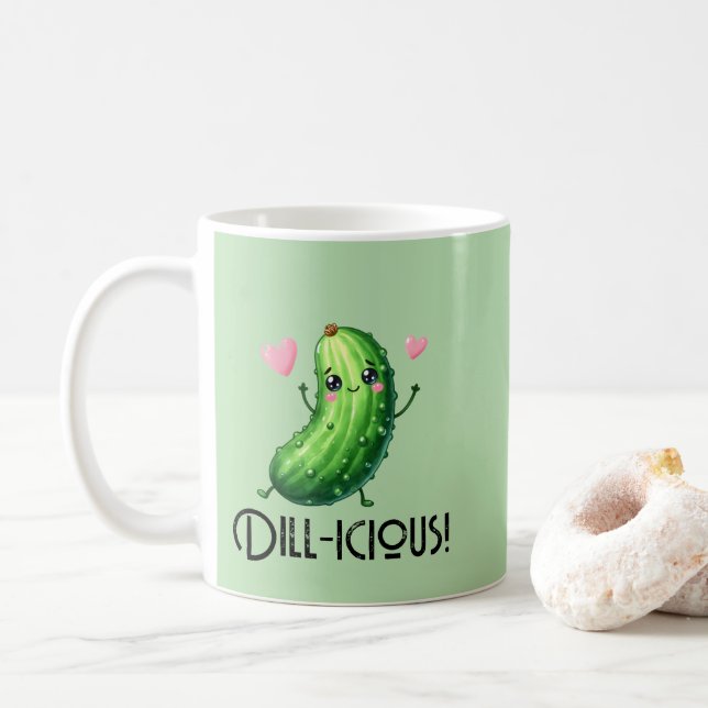 Dill-icous Coffee Mug (With Donut)