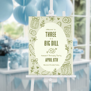 Dill Pickle Birthday Poster