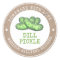Dill Pickle Homemade with Love on Faux Kraft Paper