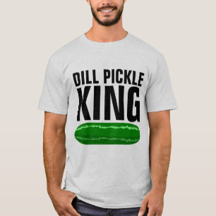 DILL PICKLE KING MEN'S FUNNY T-SHIRTS