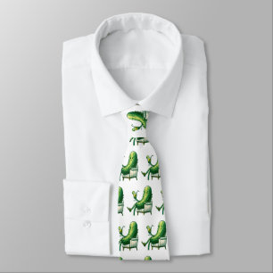 Dill Pickle With a Cocktail Tie