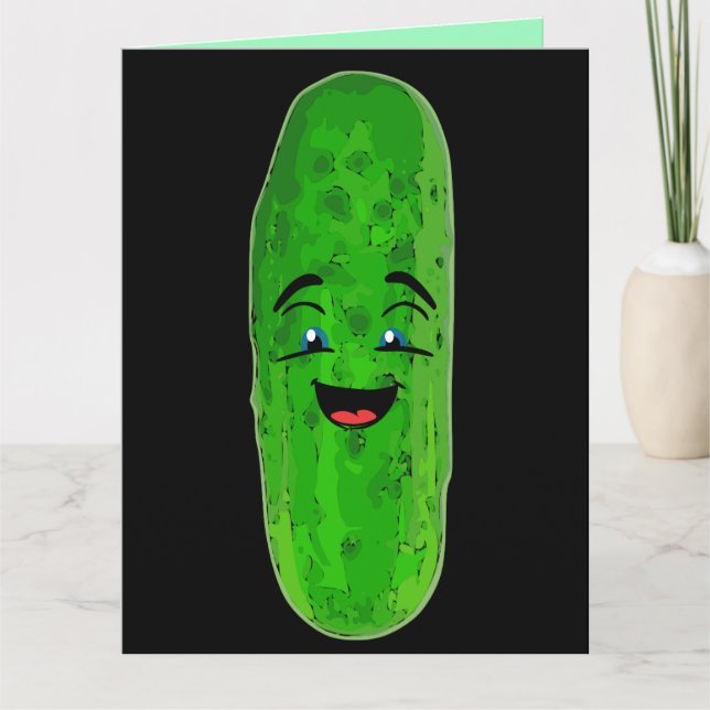 DILL PICKLES BIG DILL BIRTHDAY FUNNY OVERSIZED CARD (Front)