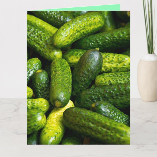 DILL PICKLES BIG DILL CARTE DE FUNNY ANNIVERSAIRE (Devant)