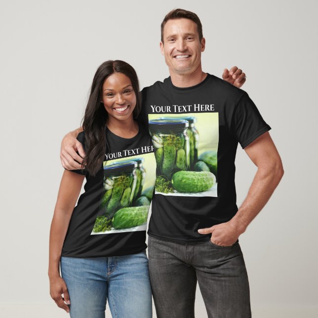 Dill Pickles Green Vegetable Gherkin Food  T-Shirt (Unisex)