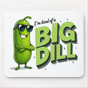Dill Pickles Lovers Gift - Funny Cartoon Designs Mouse Pad