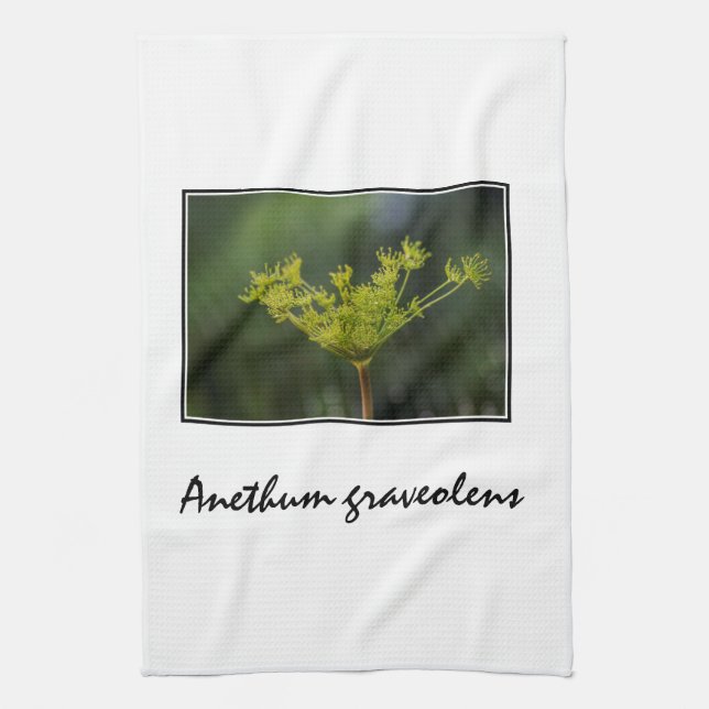 Dill weed delight kitchen towel (Vertical)