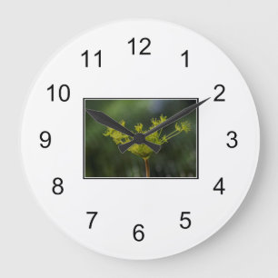 Dill weed delight large clock