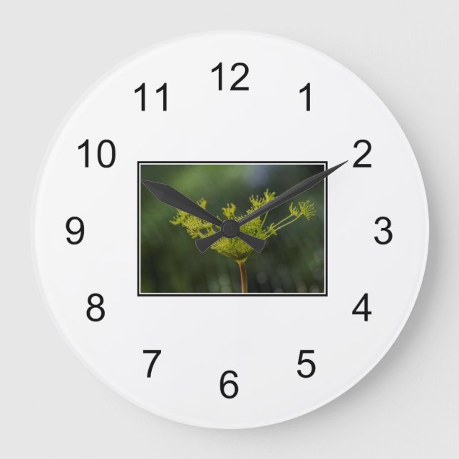 Dill weed delight large clock (Front)