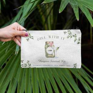 Dill With It Bachelorette Hangover Kit Accessory Pouch