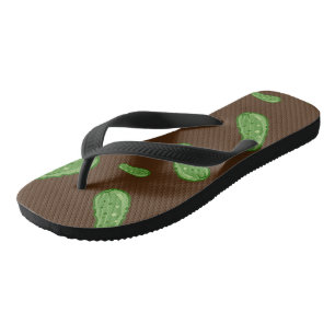 Dill With It Design - Adult Flip Flops, Wide Strap Flops