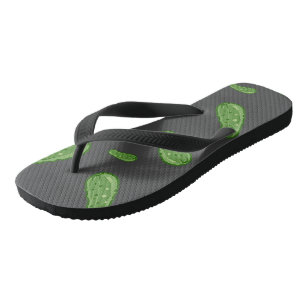Dill With It Design - Adult Flip Flops, Wide Strap Flops