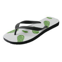 Dill With It Design - Adult Flip Flops, Wide Strap