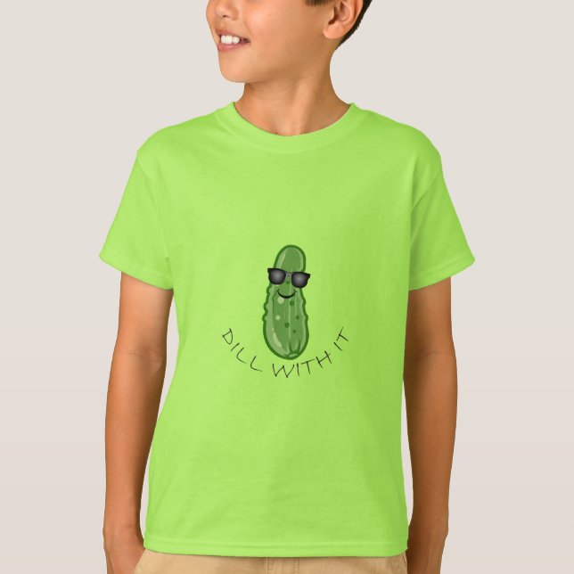 Dill With It Design - Kids' Basic T-Shirt (Front)
