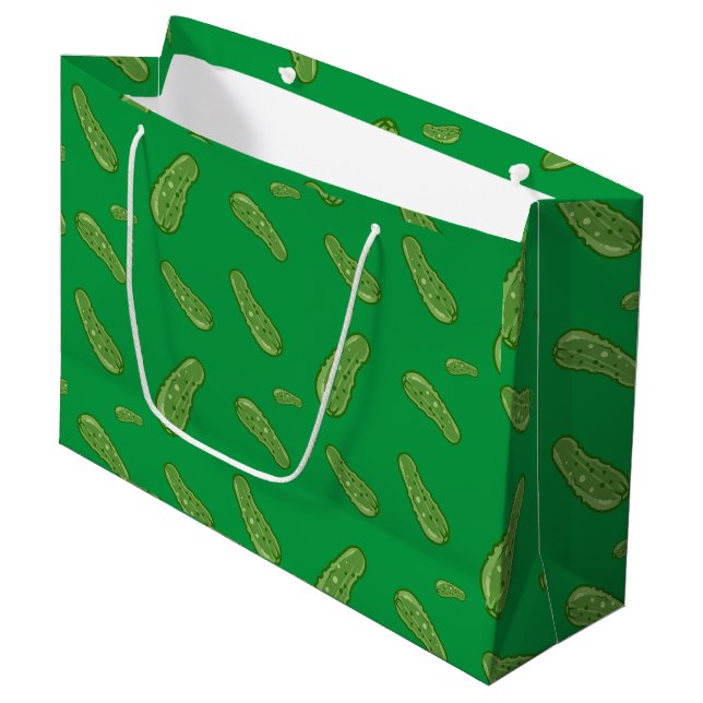Dill With It Design - Sac cadeau - Grand (Devant Angle)