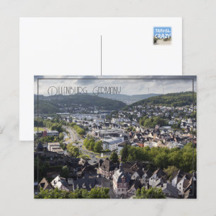 Dillenburg Evening Cityscape Germany Holiday Postcard