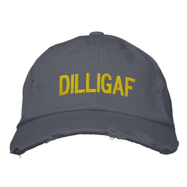 DILLIGAF EMBROIDERED HAT (Front)