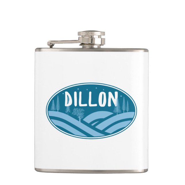 Dillon Colorado Outdoors Hip Flask (Front)