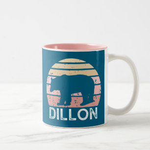 Dillon Colorado Retro Bear Two-Tone Coffee Mug