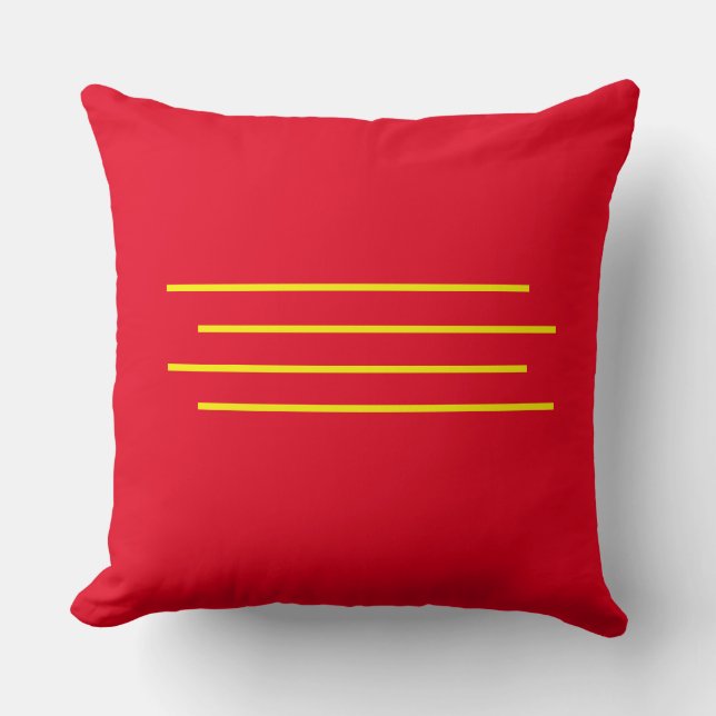 Dillon's Paw Throw Pillow (Front)