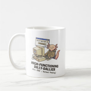 Dilly Dallier Axolotl Mug - Mexican walking fish