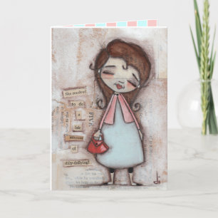 Dilly Dally - Birthday Card