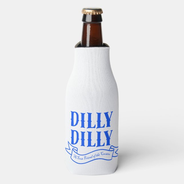 Dilly Dilly Bottle Cooler (Blue) (Bottle Front)