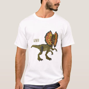 Dilophosaurus cartoon illustration T-Shirt