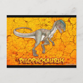 Dilophosaurus postcards