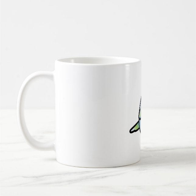 Dilute Green Parrotlet Coffee Mug (Left)