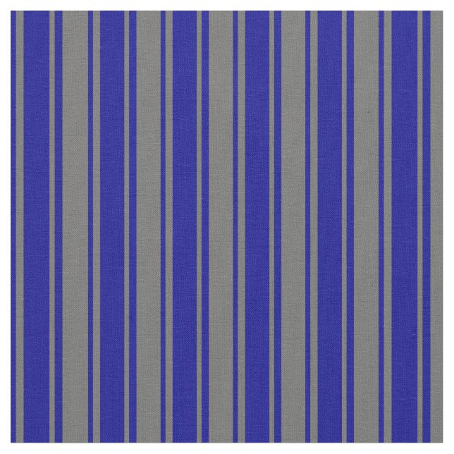 Dim Grey and Dark Blue Coloured Pattern Fabric (Close Up)