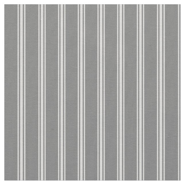 Dim Grey and Light Grey Coloured Lined Pattern Fabric (Close Up)