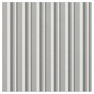 Dim Grey, Beige, and Dark Grey Stripes Pattern Fabric