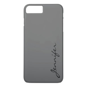 Dim grey colour background iPhone 8 plus/7 plus case