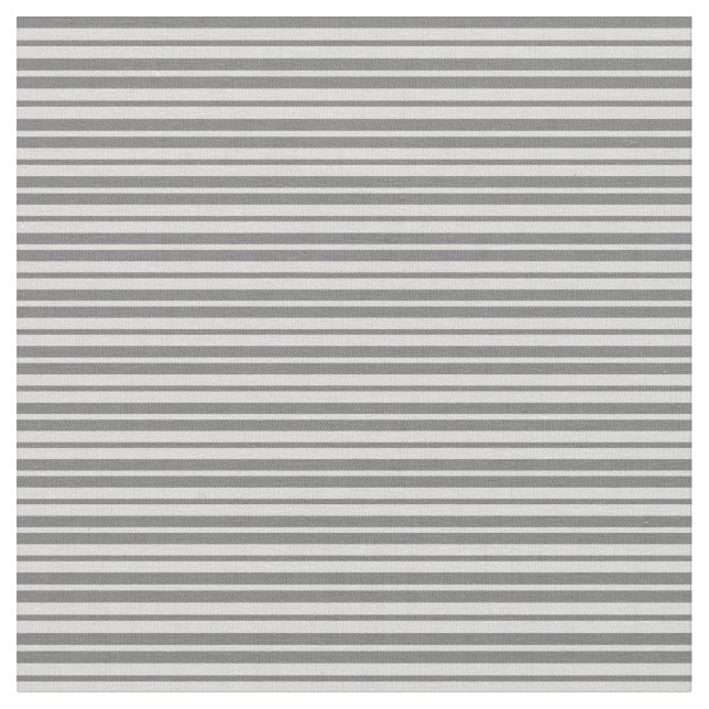 Dim Grey & Light Grey Lines Fabric (Close Up)