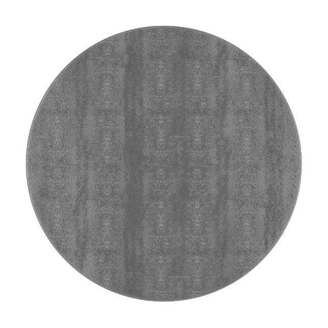 Dim Grey Round Glass Cutting Board (Front)