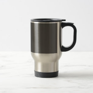 Dim Grey Stainless Steel Travel Mug