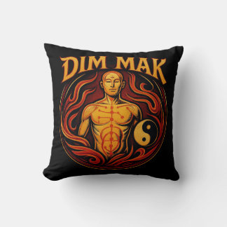 Dim Mak - The Death Touch Throw Pillow