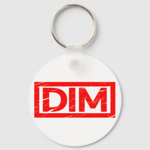 Dim Stamp Keychain