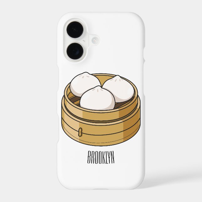Dim sum cartoon illustration (Back)