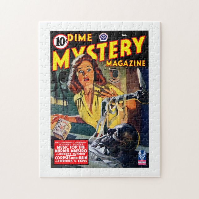 Dime Mystery Magazine (Jan, 1943) Jigsaw Puzzle (Vertical)