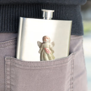 Dime Store Pill-box Angel on a Flask