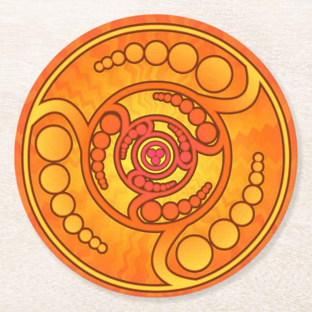 Dimension EYE Paper Coaster (Front)