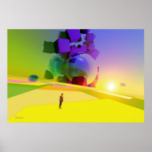 Dimension inconnue - affiche surréaliste