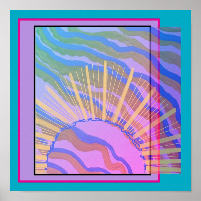 Dimensional Abstract Poster (Front)