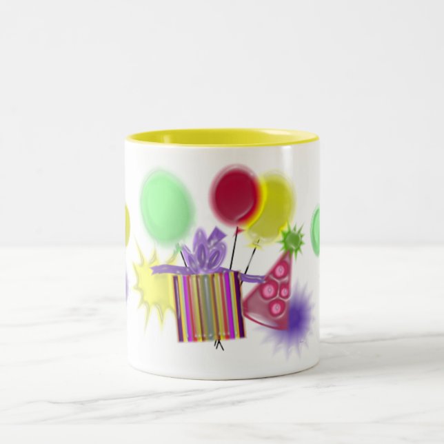 Dimensional Birthday Party Mug (Center)
