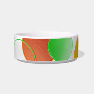 Dimensional Circles Pet Bowl
