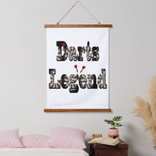 Dimensional Darts Legend Picture Logo, Hanging Tapestry
