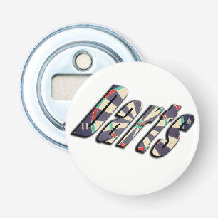 Dimensional Darts Logo, Bottle Opener