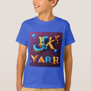 "Dimensional Elegance: 3D Yar Logo Tee" T-Shirt